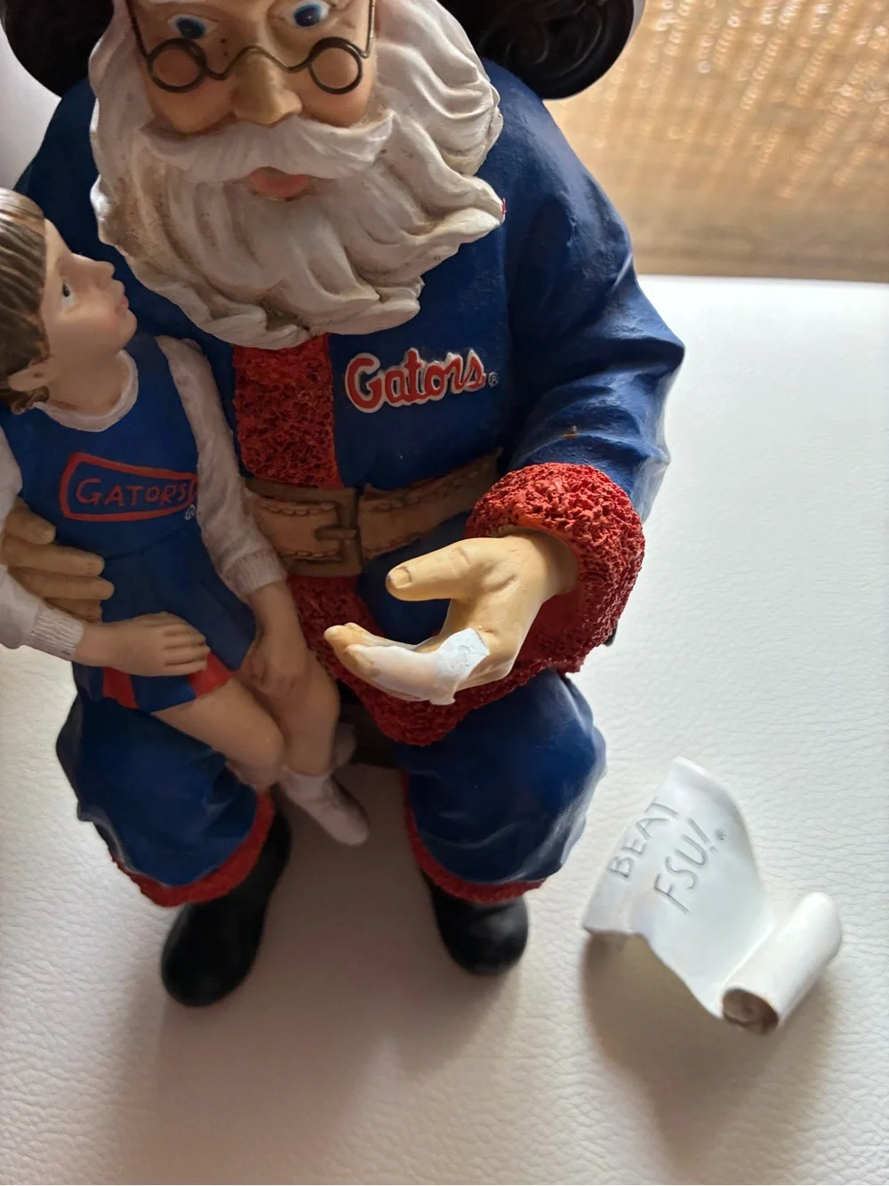 University of Florida Gators Wishlist Santa figurine/decoration - Beat FSU